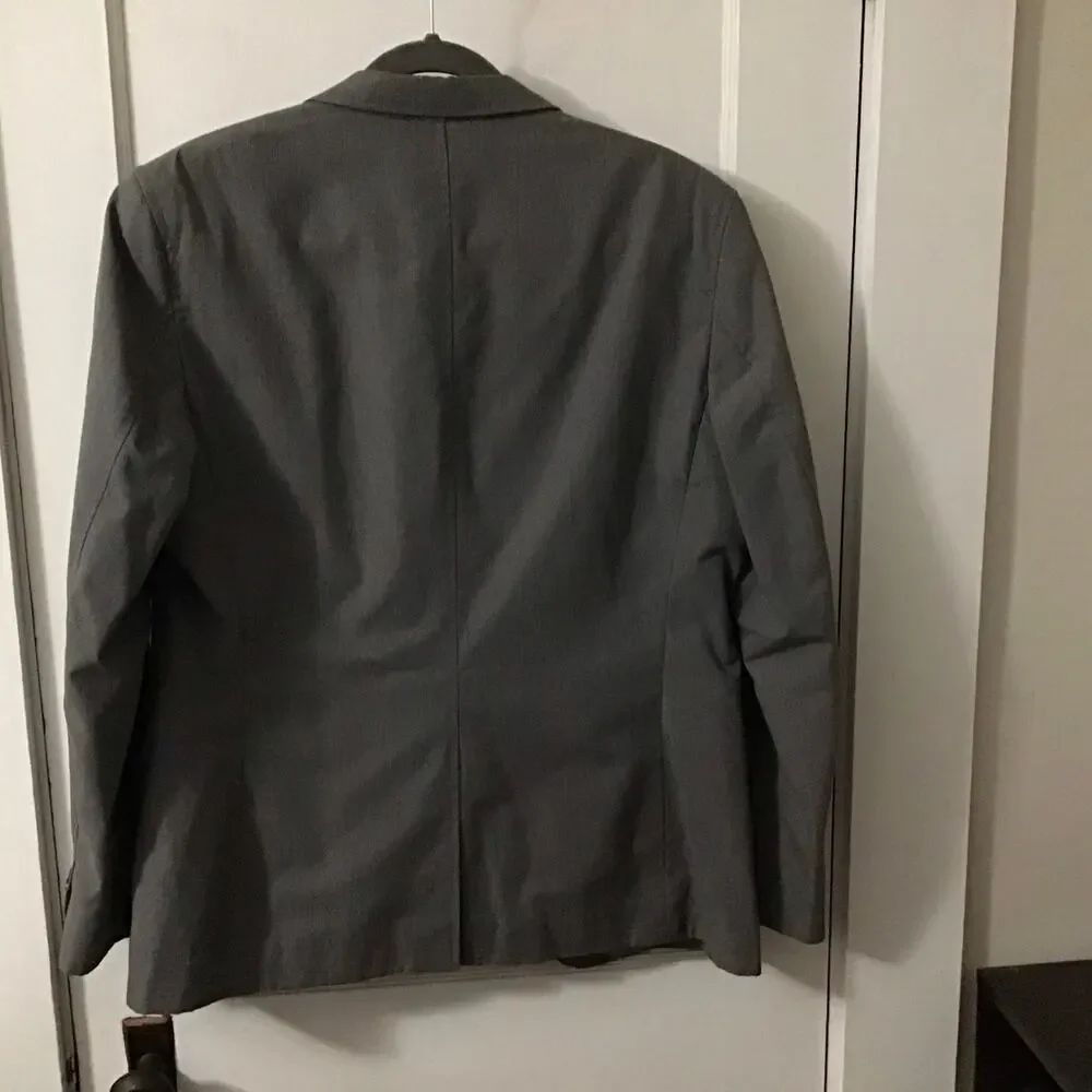 Banana Republic 40R Gray Blue Tailored Fit 2-Button Sports Coat